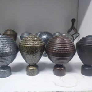 Powder-coated Finials