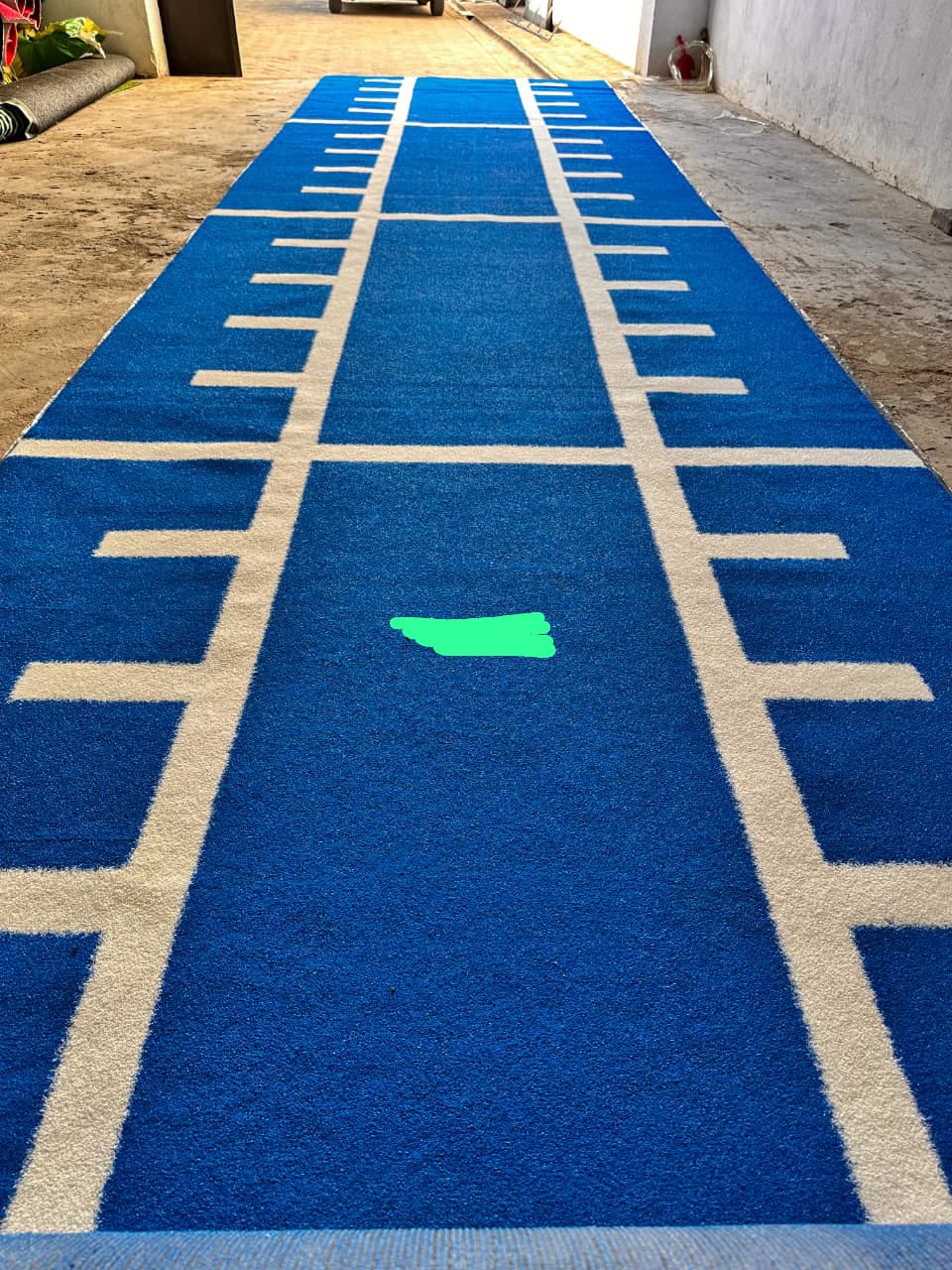 Gym grass carpet per square metre